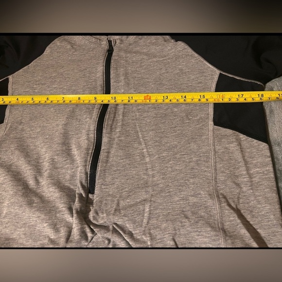 Lululemon 3/4 arm zip pullover spincity colorblock fitted gym run athletic comfy - Picture 3 of 5